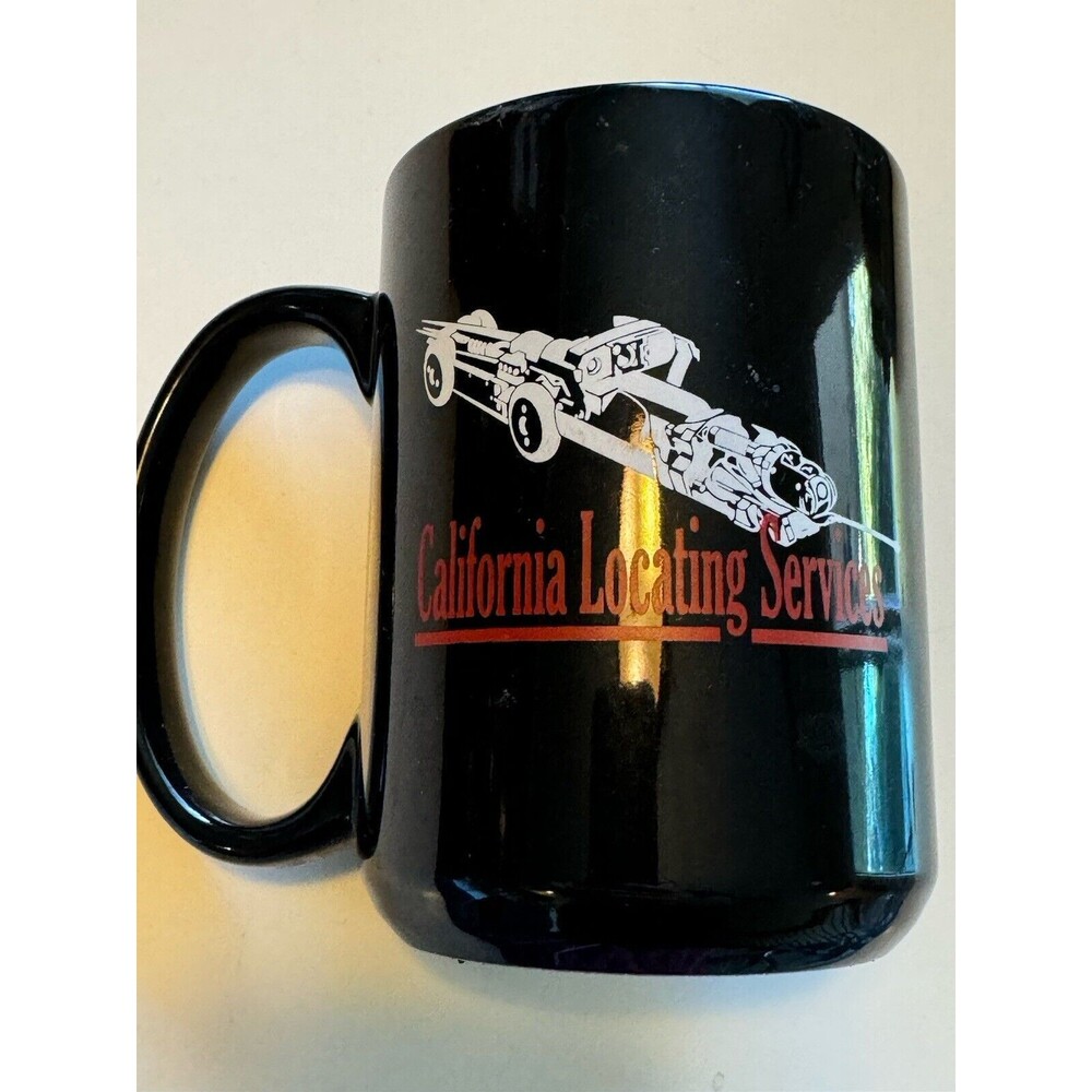 California Locating Services Construction Plumbing Coffee Mug RARE